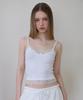 ROSEFRANTZ Lace Trim Sleeveless [Ivory]