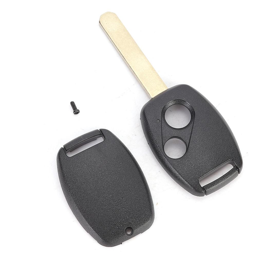 2 Hole Buttons Car Key Fob Case Shell Replacement Accessory Fit for Honda Accord