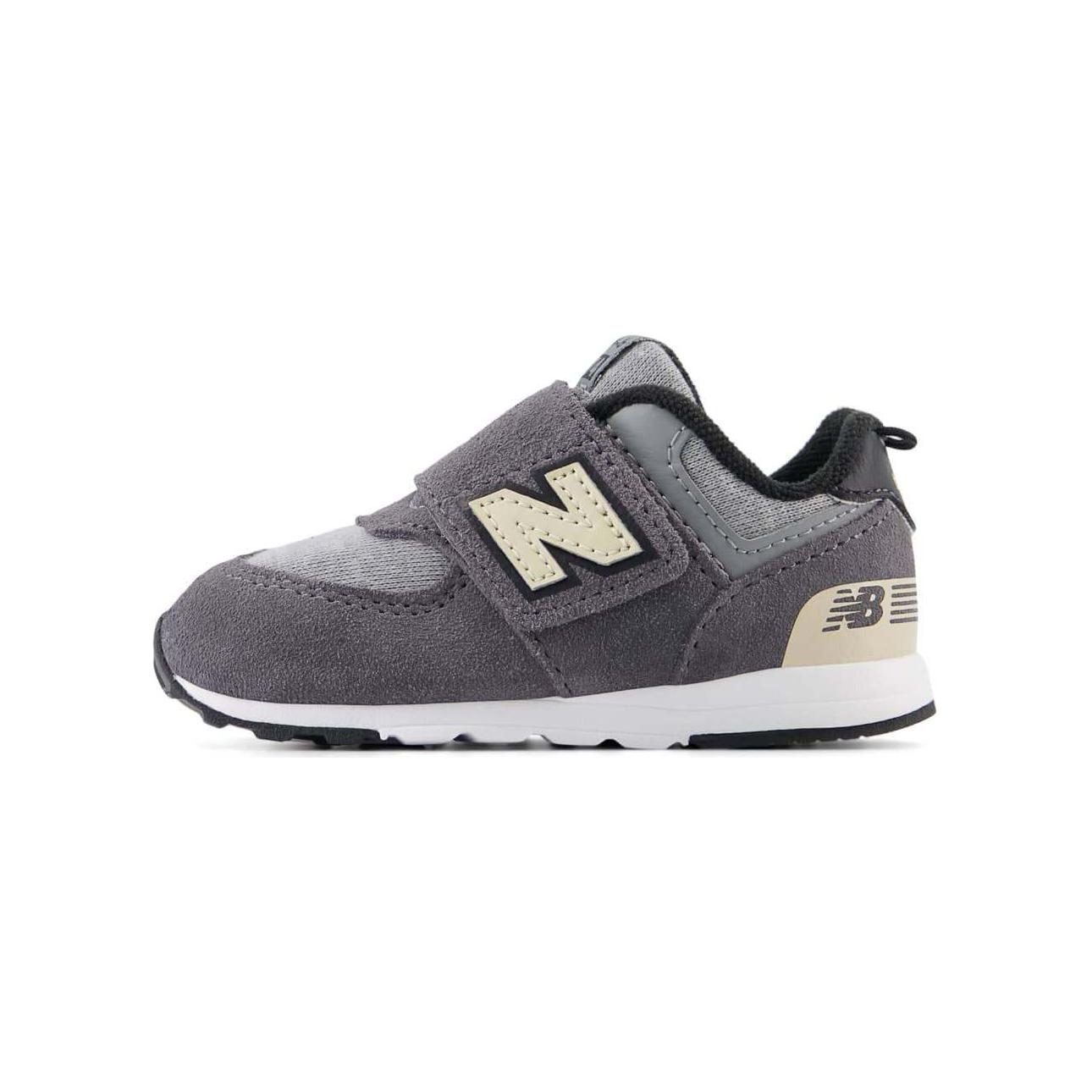 

New Balance 574 New-B Hook & Loop Toddler Grey Day 2024 - Кроссовки для малышей Magnet Sandstone NW574LGG 25