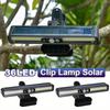 Luzes Solares de Clipe com Sensor de Movimento para Exterior à Prova d'Água, Luzes Solares de Cerca para Exterior com 36 LEDs, Luz de Segurança Portátil Alimentada por Energia Solar