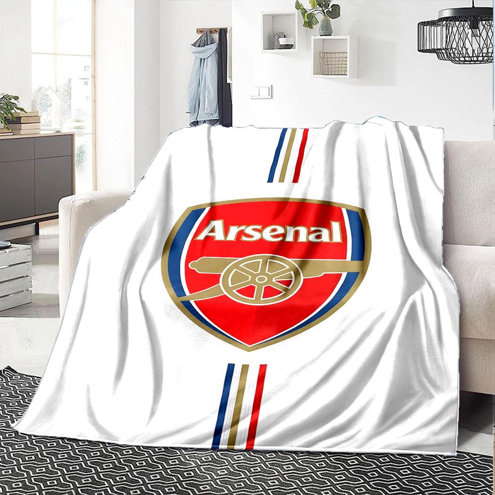 1pc A-Arsenal Blanket, Gift, for Men and Women, Soft Blanket, Good for Sofa Bed Couch Travel, Lightweight Flannel Blanket