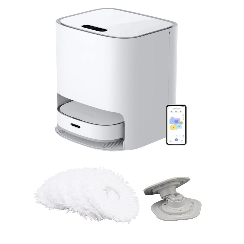8PCS Snap Fit Vacuum Floor Mop Mop Pads Replacement for Dreame W10 /W10 Pro Dust Removal