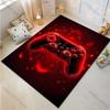 Multiple Sizes Glowing Red Gaming Controller Carpet for Living Room Bedroom Sofa Home Decor Rus Non-slip Floor Mat Luxury Gift