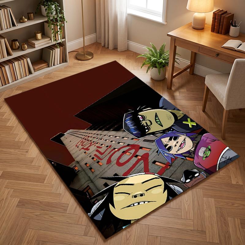 Gorillaz (14) Office Carpets Suitable for Living Rooms Bedrooms Offices and Kitchens a Gift for Modern Home Decor