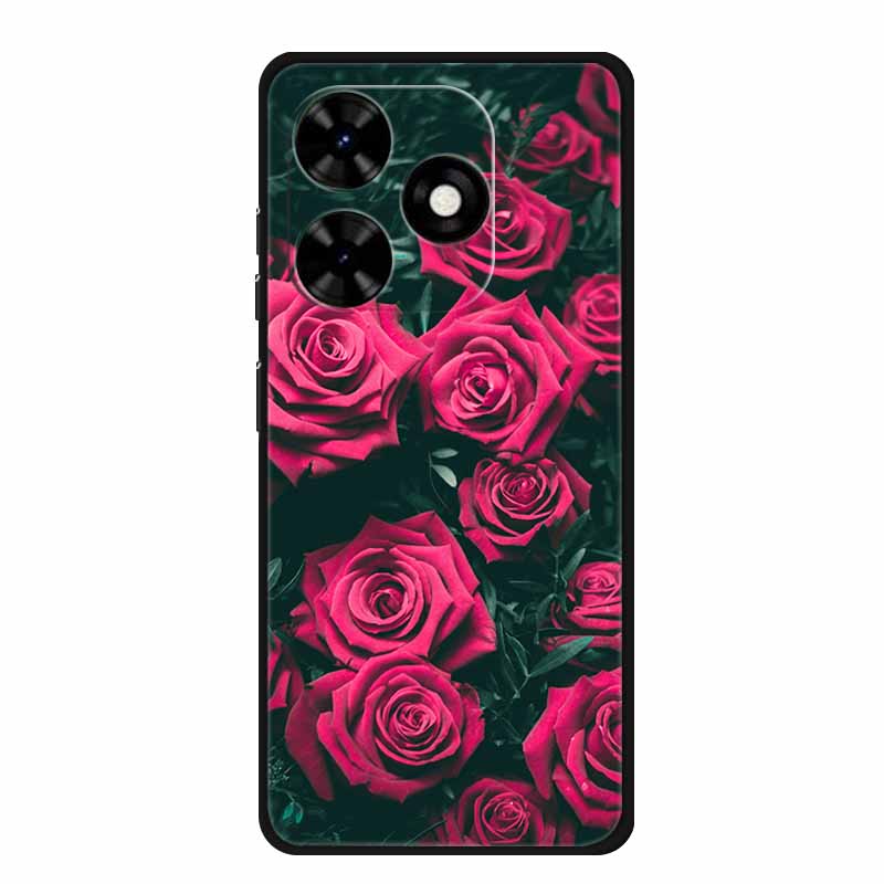 Case For Tecno Spark Go 2024 Animals Painted TPU Silicone Soft Phone Cover for Spark Go2024 BG6 Protector Wolf Shockproof Para