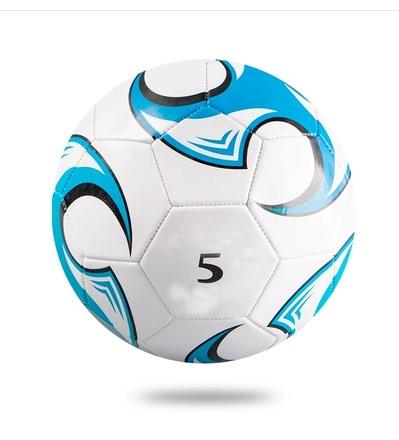 Ballon d'entraînement de football Tourbillon Coloré Pour Élèves du Collège Élèves du Primaire Enfants Et Adolescents bleu