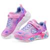 Skechers S-Lights Fashion Trend Comfortable Versatile Shiny Casual Shoes Kids Sneaker Pink Purple 302696L-LPMT