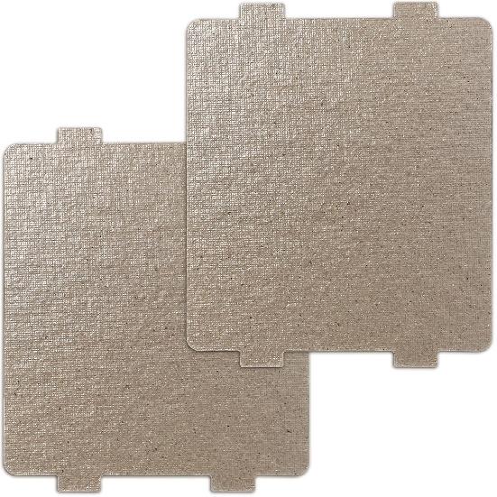 Waveguide Cover Compatible with Frigidaire 5304464061, Microwave Oven Repairing Part Mica Plates Sheets (2 Pack)