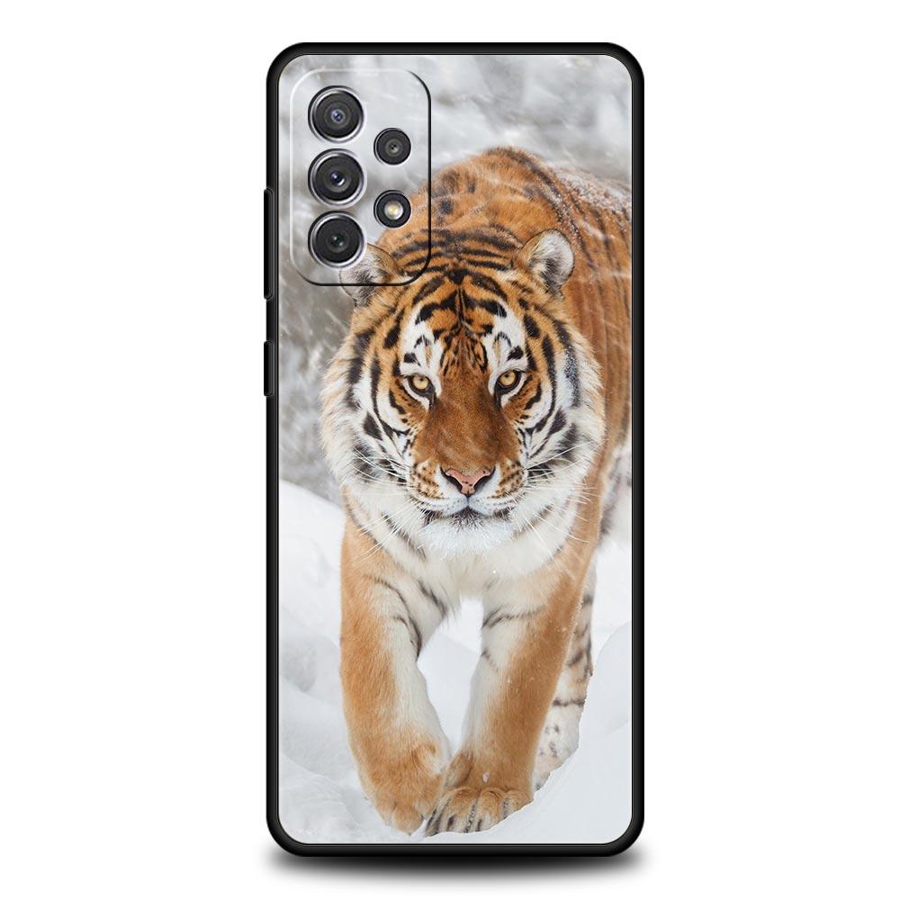 

Tiger Leopard Fashion Phone Case For Samsung Galaxy A17 A07 A55 A35 A25 A15 A05 A33 5G A31 A23 A21s A13 A41 A73 A53 A51 A71Cover Samsung S10