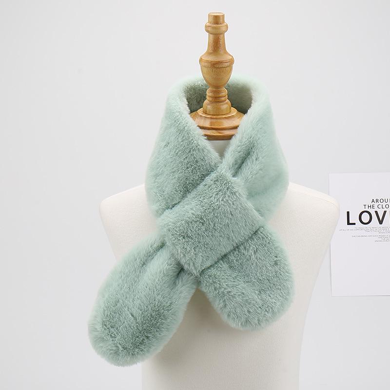 2023 Cute Cartoon Winter Scarf for Children - Korean Style, Warm Christmas Neck Warmer for Elementary School Girls & Boys