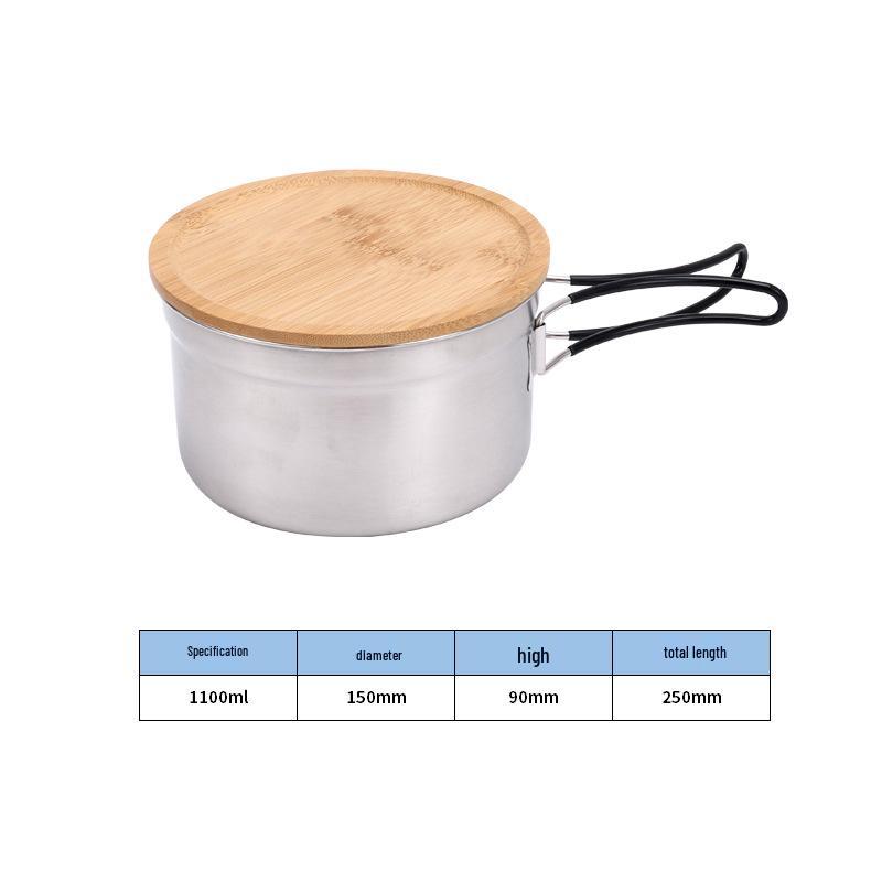 304 Stainless Steel Folding Fresh-Keeping Lunch