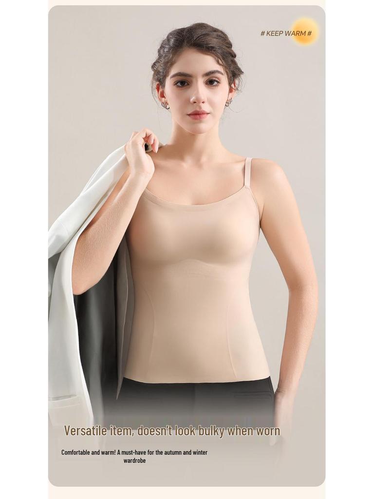 L3 Women's Wool Silk Flannel Base Layer with Bra Pads & Coverage