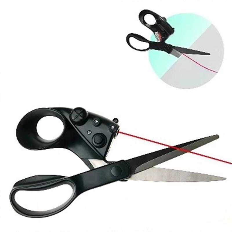 Forbici Professionali Guidate da Laser Taglio da Cucito Forbici Laser Multiuso Forbici Professionali da Lavoro Utensili Manuali per la Casa