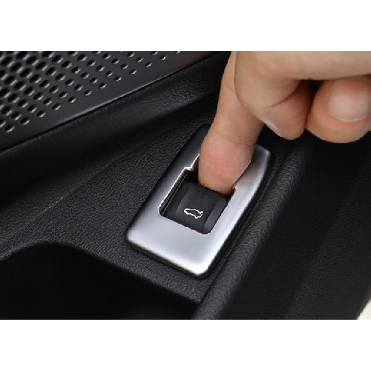 For BMW 3-Series G20 - Matte Silver Rear Door Tailgate Button Cover Trim