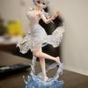 Re:Zero Rem Water Dress Anime Figure Dynamic Pose Collectible Decorative Ornament for Anime Fans Home Decor Collection
