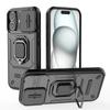 Shockproof Armor Phone Case For iPhone 16 15 14 Plus 13 Pro Max Ring Holder Camera Lens Protect Back Cover Coque Capa