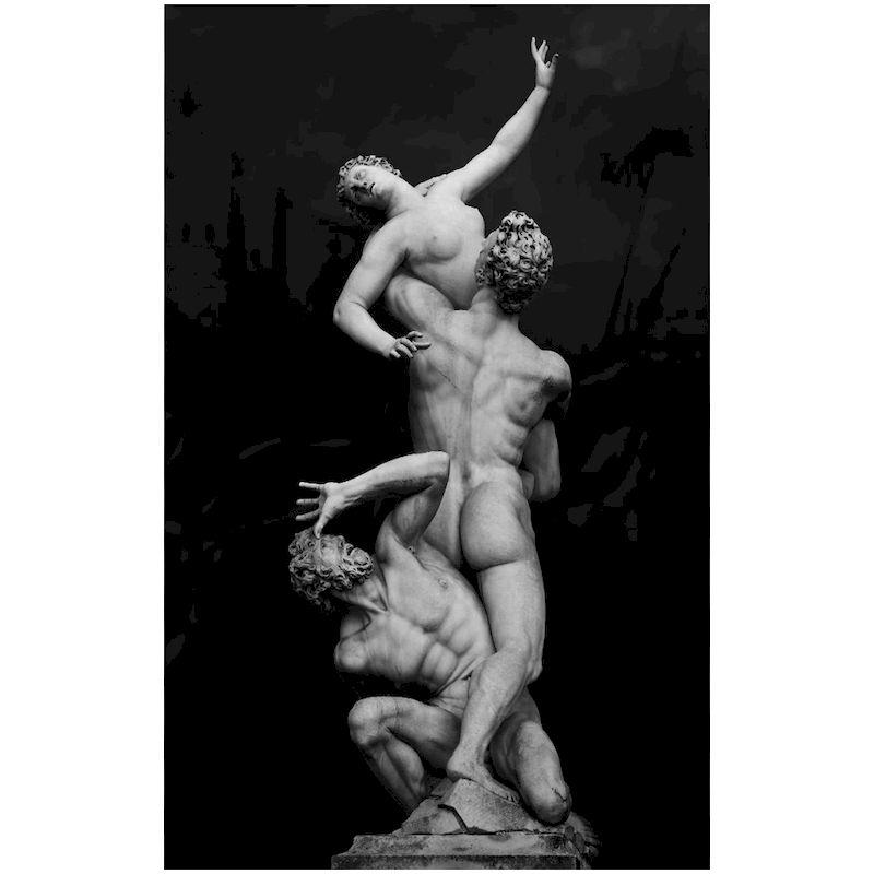 

Черные скульптуры древнегреческих богов, статуя Давида, настенная живопись на холсте, скандинавские постеры и принты, настенная картина для гостиной 40x60cm No Frame