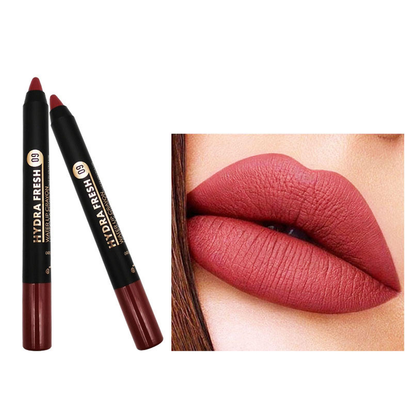 

Velvet Lipstick Gel Pen Waterproof Long Lasting Lipstick Pen 2g чёрный
