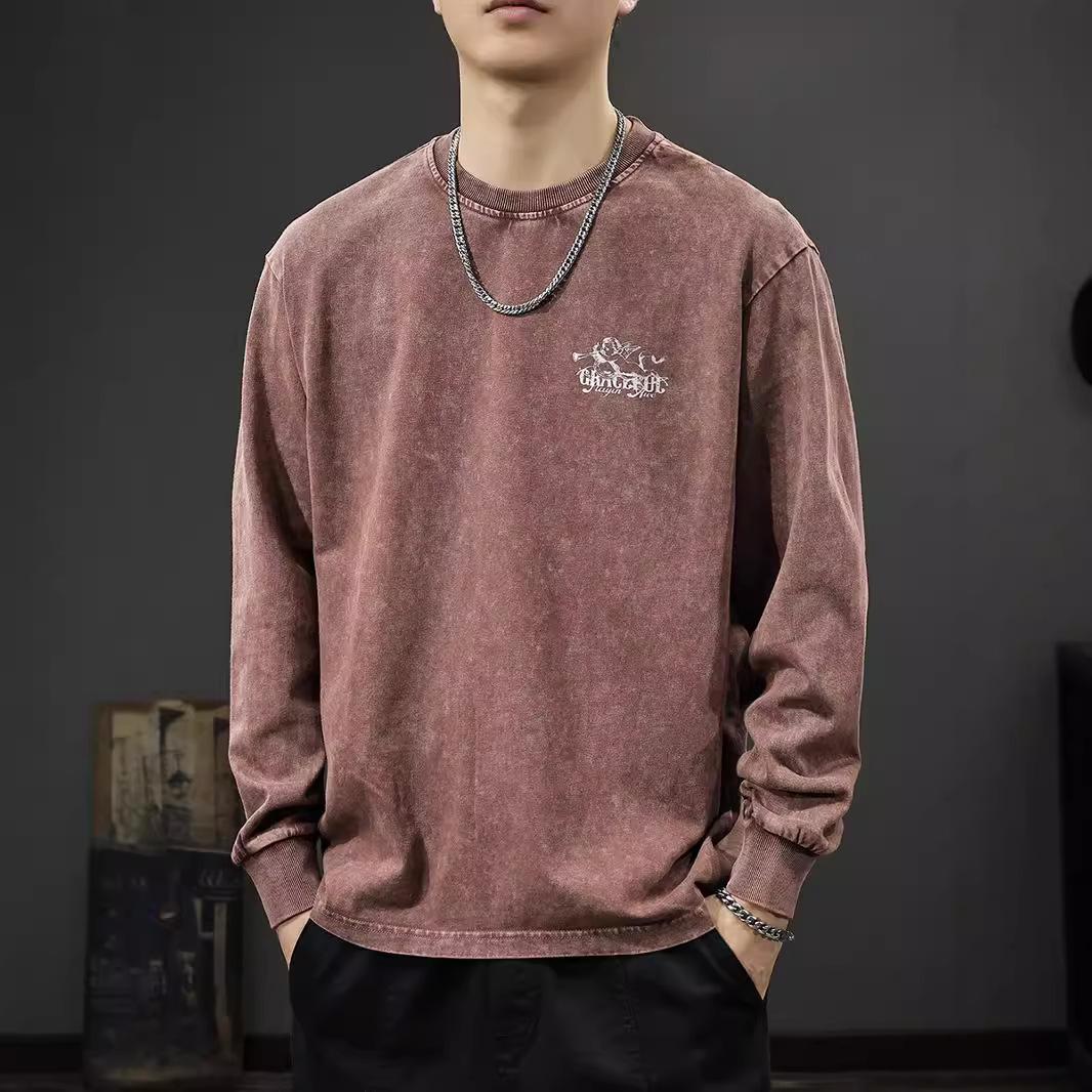 Футболка с длинными рукавами из плотной ткани плотностью 300 г — фото 3