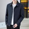 Herr vår casual kortslagig jacka - Snyggt & mångsidigt ytterplagg för medelålders män