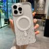 Epoxy Magnetic Charging Apple 15promax Gradual Change Glitter Mobile Phone Case for iPhone14 Acrylic Sheath