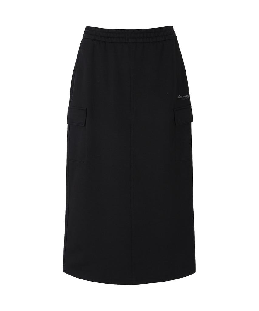 DISCOVERY EXPEDITION Women'S Tech Knit Training Cargo Skirt (Black)