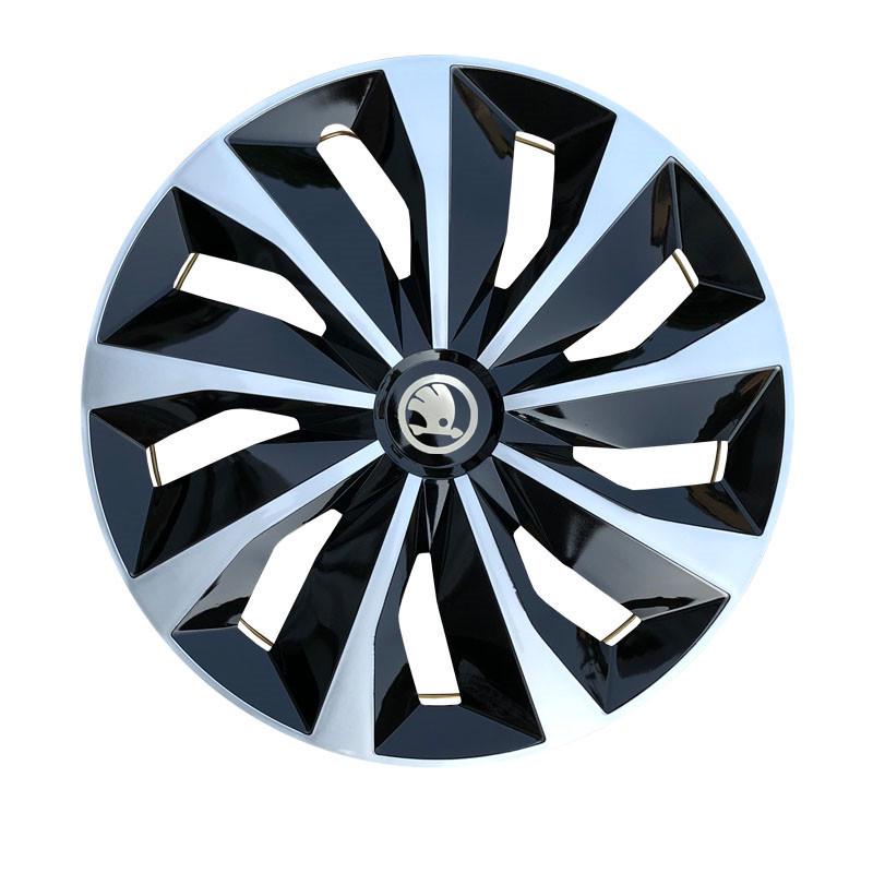 Compatible 14" Wheel Hub and Tire Caps for Volkswagen Skoda Fabia/Rapid Steel Rims