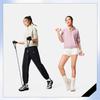 Li Ning Fitness Series Fleece Lined Warm Lock Temperature Dry Loose Stand Collar Sweatshirt Women Sweatshirt AWDV946-5