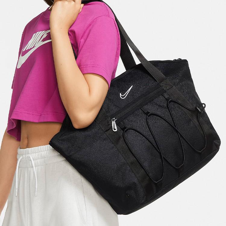 New Nike Fabric Tote Bag, Shopping Bag, Shoulder Bag, Handbag Regular Unisex Black CV0063-010