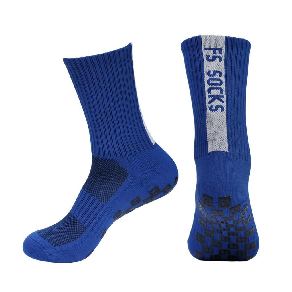 FS Mid-Calf Anti-Slip Gel Dot Sports Socks for Men & Women - Professional Football Training & Competition Socks