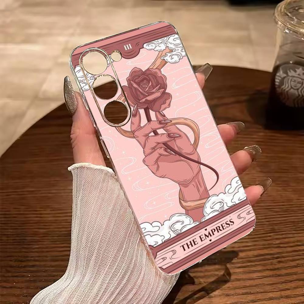 Tarot Aesthetic Phone Case For Samsung Galaxy A71,A70,A52,A51,A40,A30 Transparent Cover