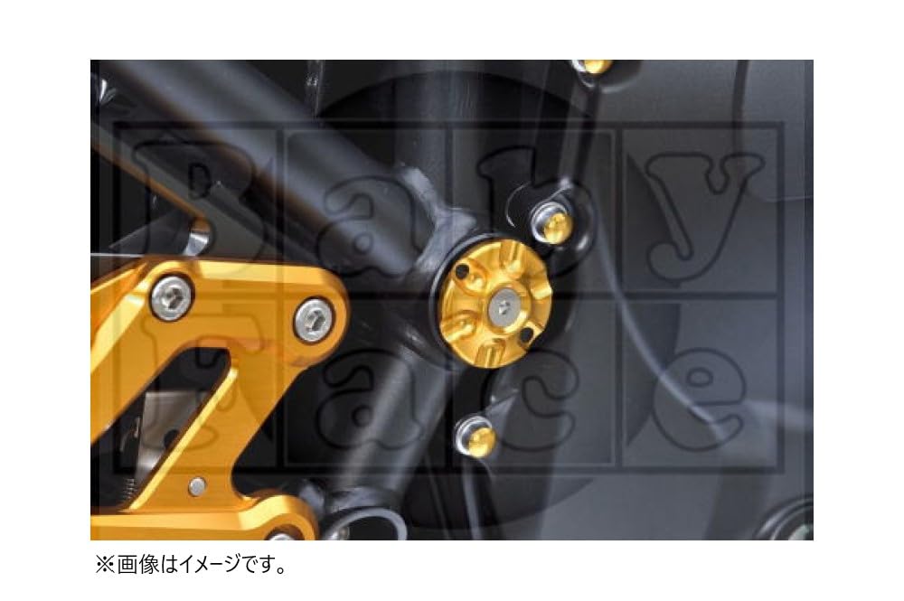 BABY FACE Frame Set for Ninja H2SX Caps, Black, 2-Piece (SE) 005-K0015BK