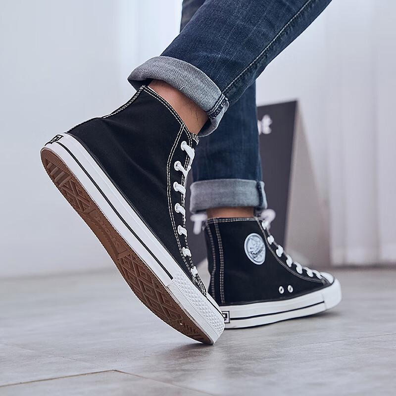 Warrior High-Top Canvas Casual Skate Shoes