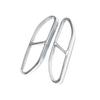 Black / Silver Rear Dual Exhaust Pipe Sticks Covers For Mercedes Benz S class W221 W222 C217 A217 S400L S450L S500L