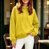 Women's Oversized Drop Shoulder Hoodie Color Casual Pullover
