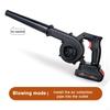 Cordless Leaf Blower Copper Motor Portable Electric Leaf Blower High Power Outdoor Garden Yard Patio Cleaning Lawn Care Handheld Leaves Blowing Device