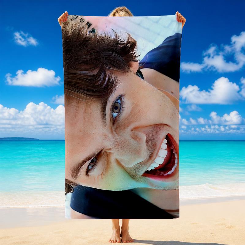 Harry Styles Schnelltrocknendes Mikrofaser-Strandtuch Weich Saugfähig Sandabweisendes Handtuch für Strand Pool Reisen Sommer