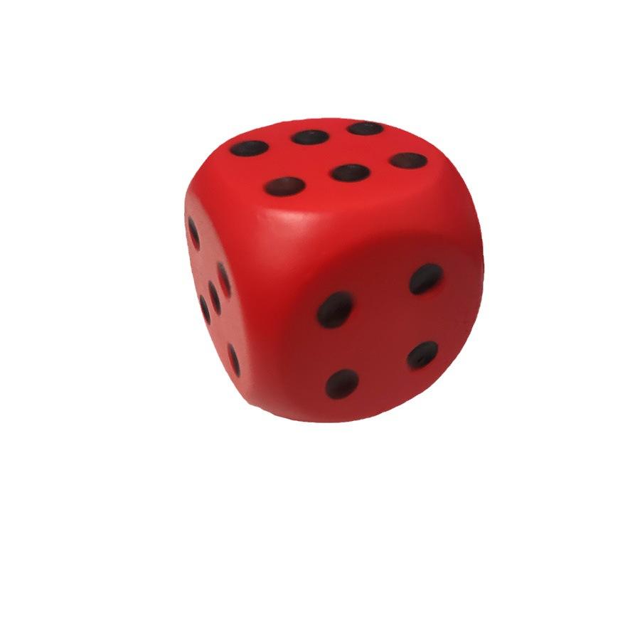 PU Sponge Solid Dice Children's Educational Counting Toy Wrist Exercise Decompression Bouncy Ball For Party Interactive Games