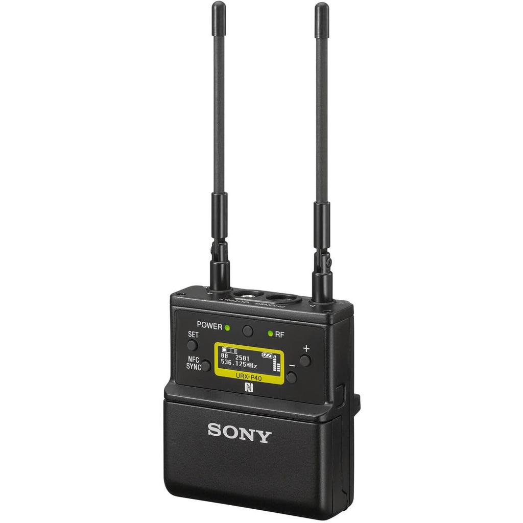 Sony UWP-D22 Handheld Wireless Microphone Package, UTX-M40 Transmitter + URX-P40 Receiver, ENG/EFP