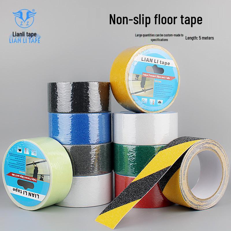 LIAN LI Anti-Slip Floor Tape, 5cm Wide PVC Safety Stickers for Steps