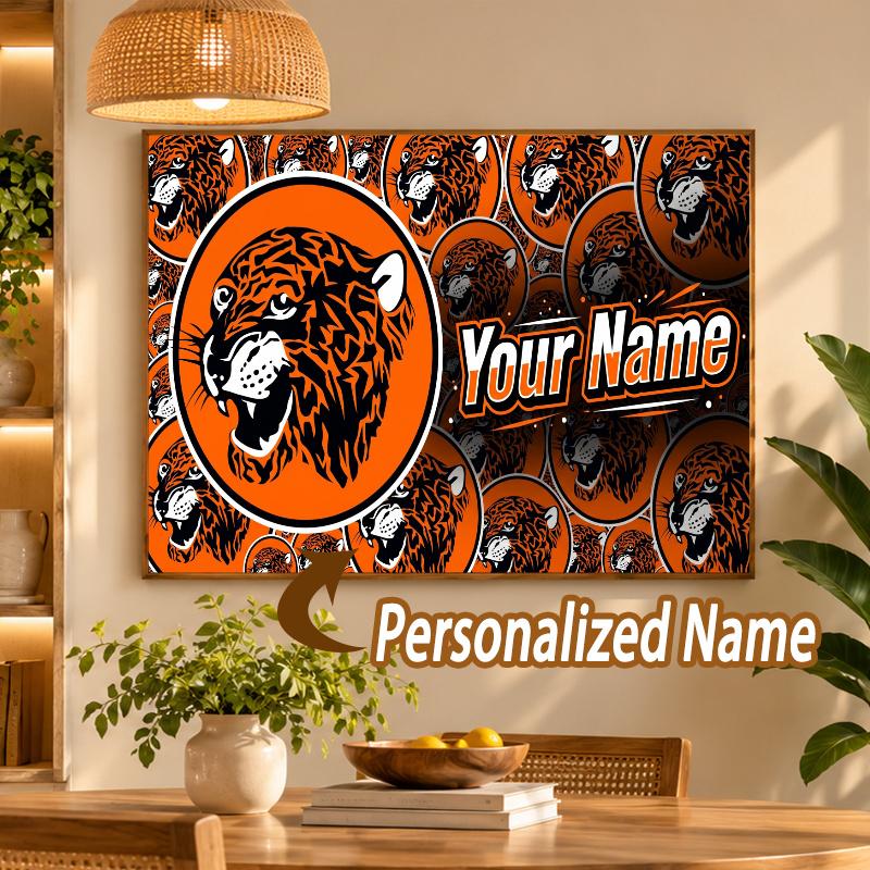 Custom Name Hull City 5D Diamond Painting Personalized Full Drill Diamond Art Kit Gift