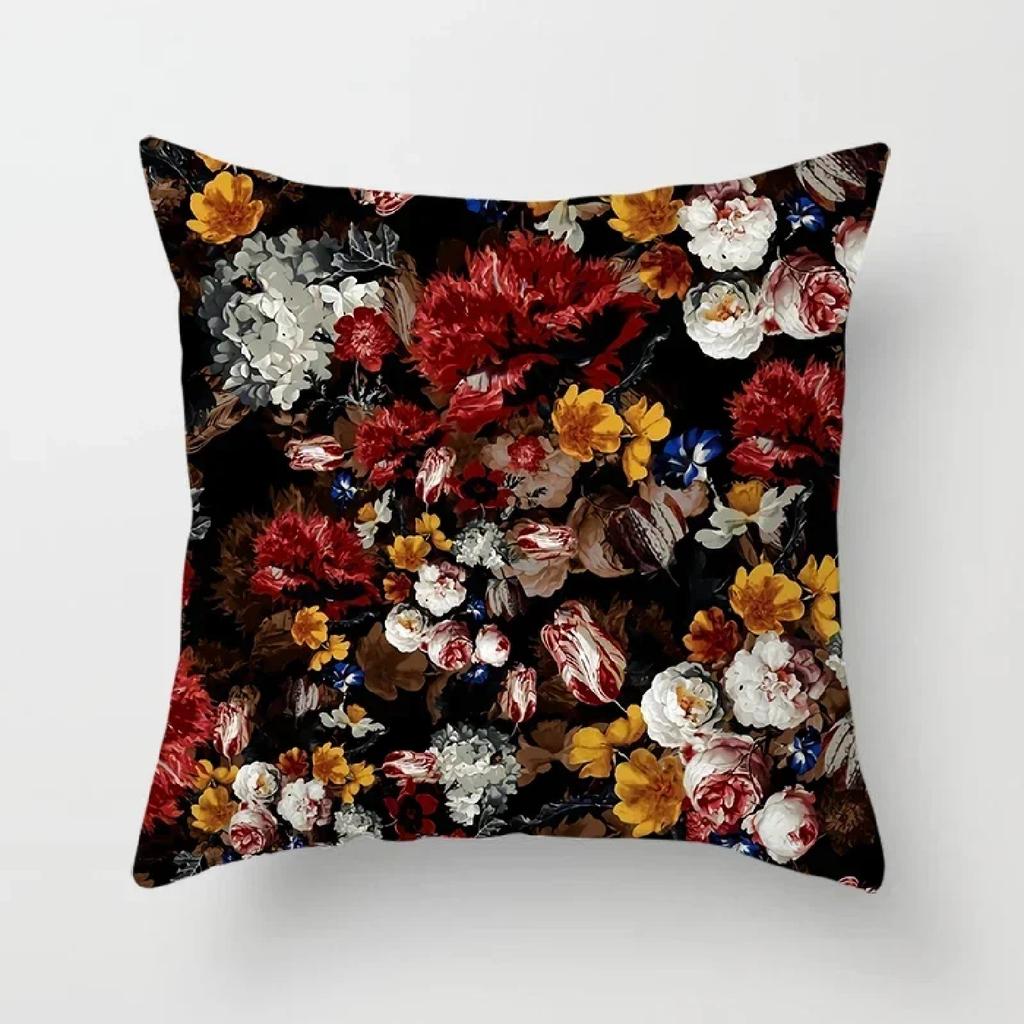 Cuscino Decorativo Serie Fiori Regalo Decorazione Casa Ufficio Cuscino Decorativo Camera da Letto Divano Cuscino per Auto ,(1)