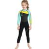 Kids Girls 2.5mm Neoprene Full Body Wetsuit Long Sleeve Warm UV Protection Diving Surfing Snorkeling Swimsuit