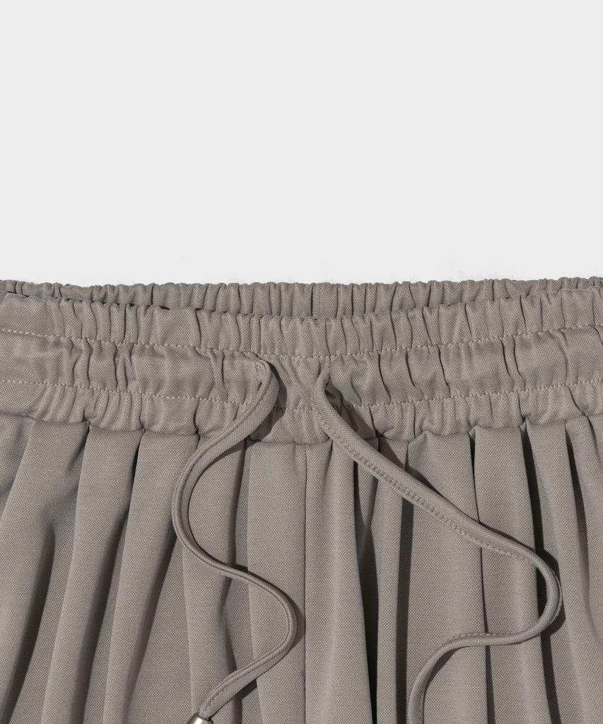 ROIDESROIS Soft Wide Elastic Waist Pants (Khaki)