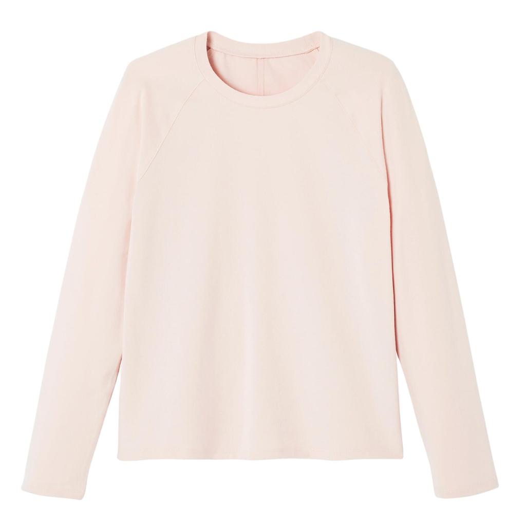 Decathlon Basic Fitness 500 Series Lightweight Crew Neck Long Sleeve Gym Suit for Women