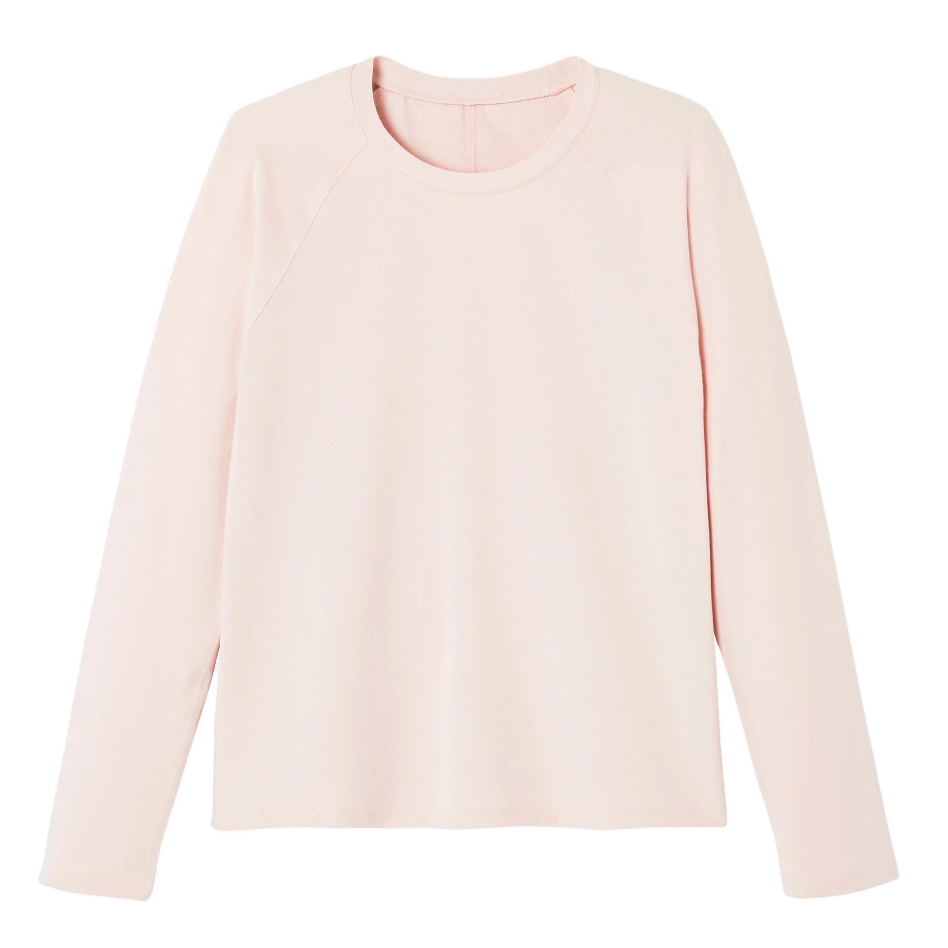 

DECATHLON Basic Fitness 500 Series Lightweight Crew Neck Long Sleeve Gym Suit for Women L