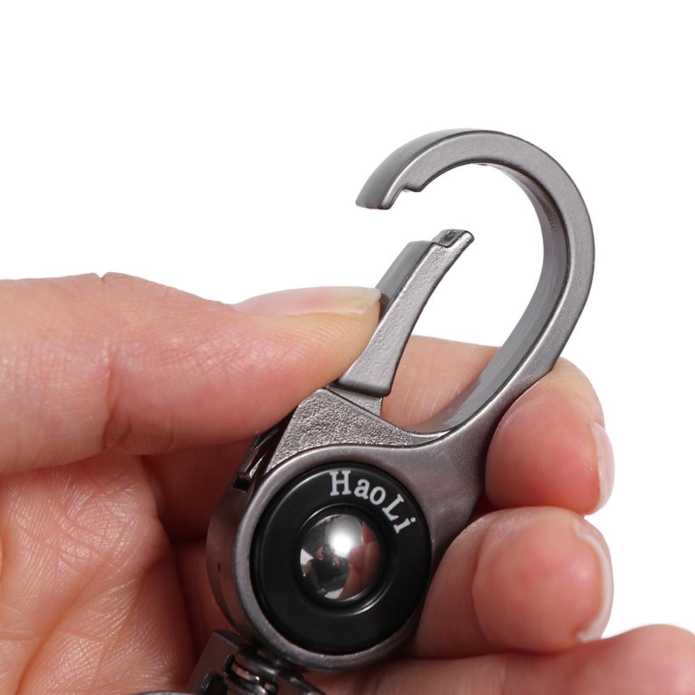 Zinc Zinc Zinc Alloy Titanium Carabiner Key Clip Polishing Titanium Keyring Birthday Gift