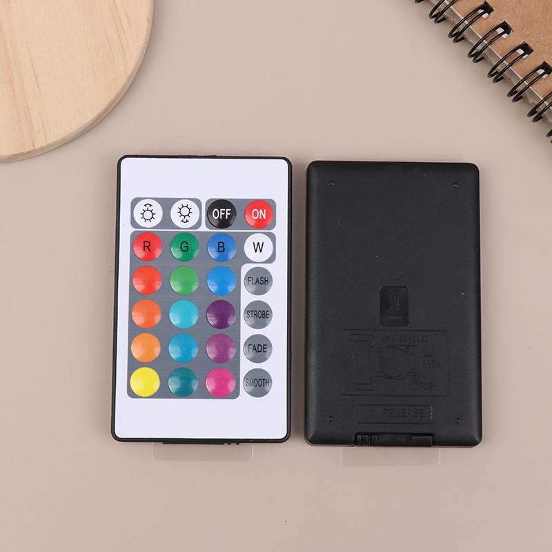 Color Rgb Light Board Round Led Light Source Low Voltage Dc 5V Switch Remote Control For Ornament Base Diy Led