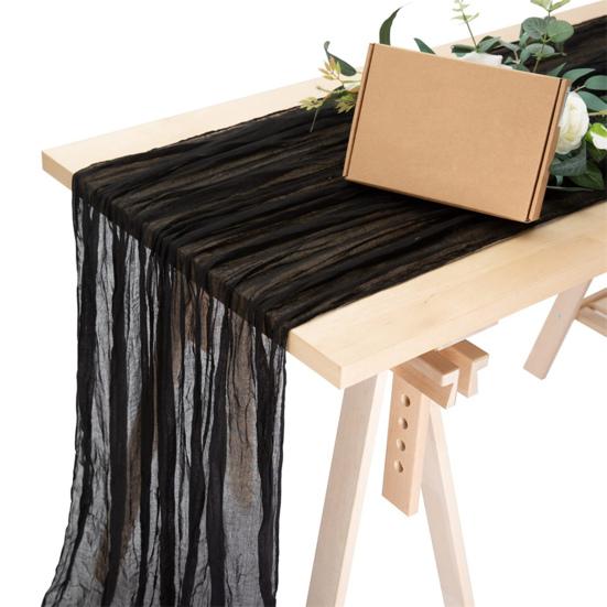 Tischläufer, weich, exquisites Abendessen, wiederverwendbar, schön, leicht, verblasst nicht, dekorativ, romantische Tischdekoration, lang