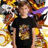 Digimon Koromon Evolution Anime Print Soft Cotton Boys Girls Casual T Shirt Kids Summer Short Sleeve Top